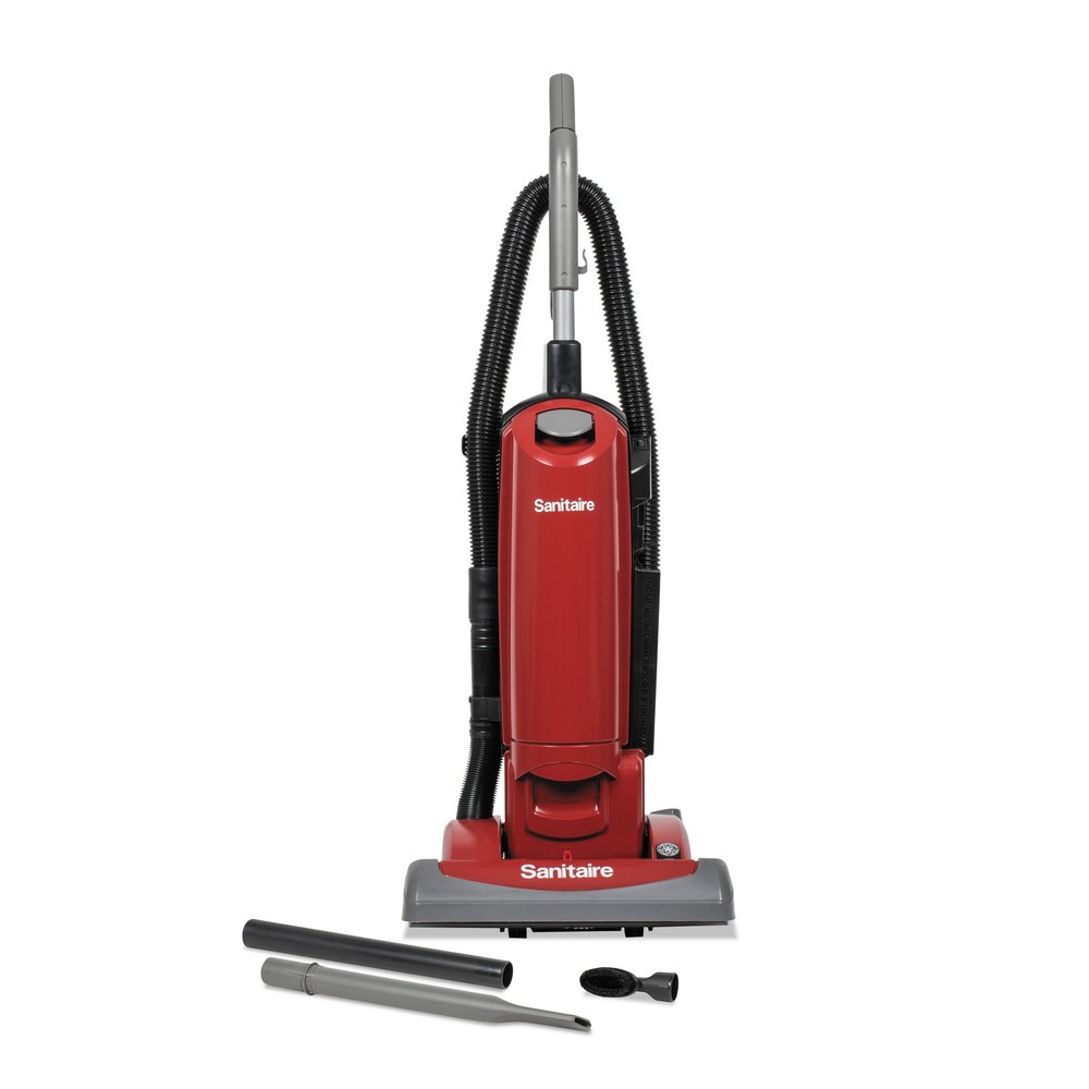 Sanitaire® HEPA Filtration Upright Vacuum, 23 lb., 4.5 qt, Red