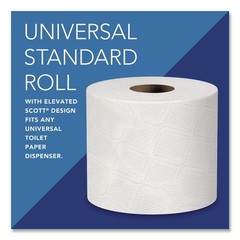 Scott 04460RL 2-Ply Essential Standard Roll Bathroom Tissue – WT (550/RL) New