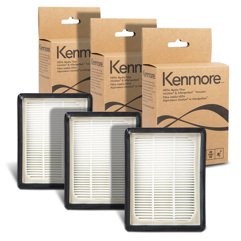 Kenmore K3010 Hepa Replacement Filter 3 Pack For Upright Vacuum Cleaner Bu4022