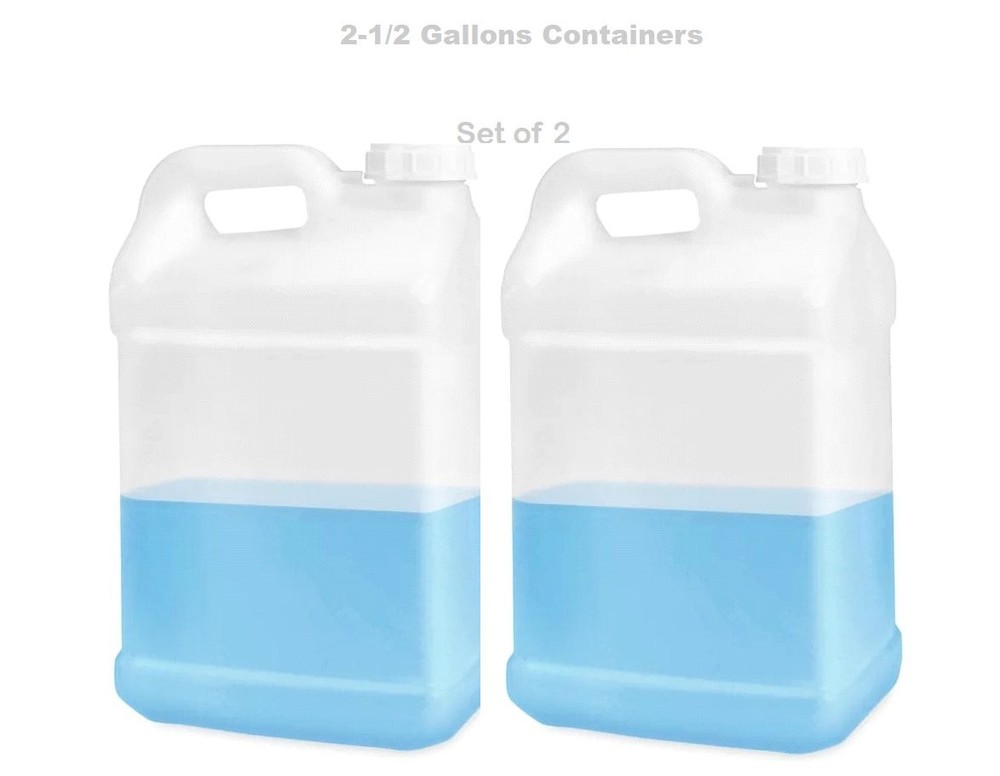 Carpet cleaning 2-1/2 Gallons Chemical Storage Containers