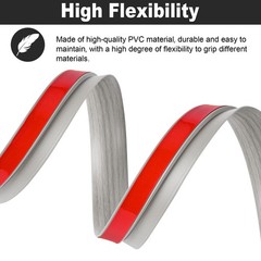 20Ft Carpet Floor Transition Strip, Self Adhesive 5mm, 20Ft, Gray Forest