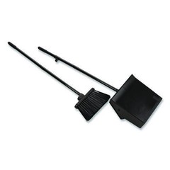Carlisle Duo-Pan Upright Dust Pan and Broom, 11.8 x 36, 24.5″ Handle, Plastic
