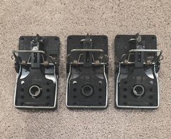 Big E Rat Snap Traps 3 Count Rodent Control Easy Set Traps by KNESS USA