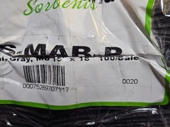 (100 PIECES)TaskBrand AS-MAB-P Universal Sorbent Pad, 15″x18″ Gray Polypropylene