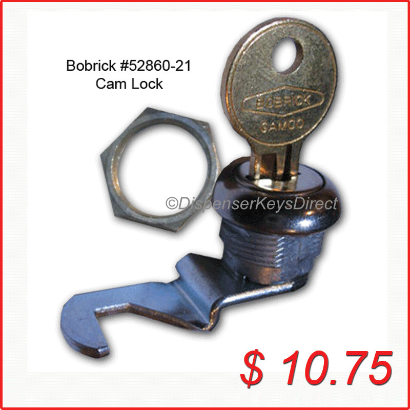 Bobrick Cam Lock Set #52860-21 for Paper Towel & Toilet Tissue Disp. (1/set)