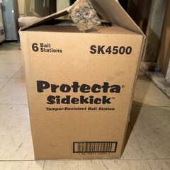 6 Protecta Sidekick Rat / Mouse Rodent Control Baiting Station Tamper Proof Box