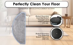 (3 Pa) Roomba 104 Q052020 Q0120 Y0140 Mop Pads for iRobot Vacuum 2