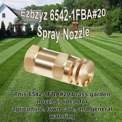 Boomless Spray Nozzle 1/2″ FPT #20 Orifices 5.9 GPM @ 40 PSI (90° & 180° Caps)