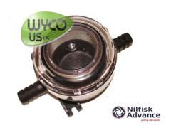SOLUTION FILTER, ADVANCE SC450, SC750, SC800 WALK BEHIND SCRUBBERS, 5D28A
