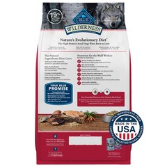 Blue Buffalo Wilderness Natural High-Protein Dry Food For Adult Dogs Salmon