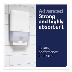 Tork 424824 Advanced 9 x 9.5 1-Ply Multifold Hand Towel – White (16/Carton) New