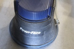 Powr-Flite 17″ Commercial Floor Buffer Scrubber Polisher w/ Water Tank Tested