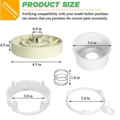 W10721967 Washer Pulley Clutch Kit & W10006384 Drive Belt by Techecook -…