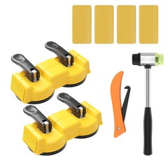 Plank Grabber Floor Fix Pro – 2pcs double-headed suction cups kit, Yellow