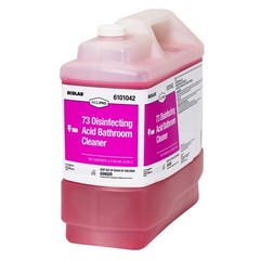 ECOLAB 6101042 Disinfecting 73 Acid Bathroom Cleaner – 2.5 US Gallon