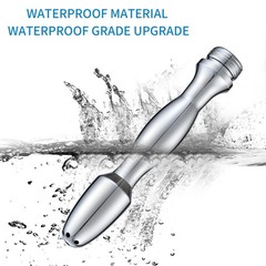 Shower Douche Enema Kit,7 Holes Deep Cleaning 59 Inch, Silver