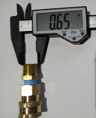 1/4 Quick Connect x 3/8 NPT Male – Pressure Washer Adapter 4000psi Max.