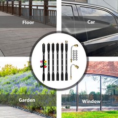 Pressure Washer Gutter Cleaning Tools, Upgrade Power Washer Extension Wand wi…