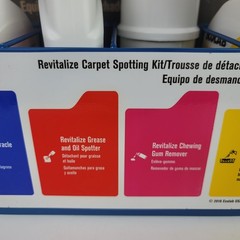 Ecolab Revitalize #6101157 Carpet Spot Cleaning Kit Grease Gum Odor Eliminator+