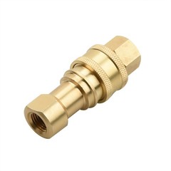 1Pack 1/4″ Brass Quick Connector Kit for Surface Cleaner Wide Applications
