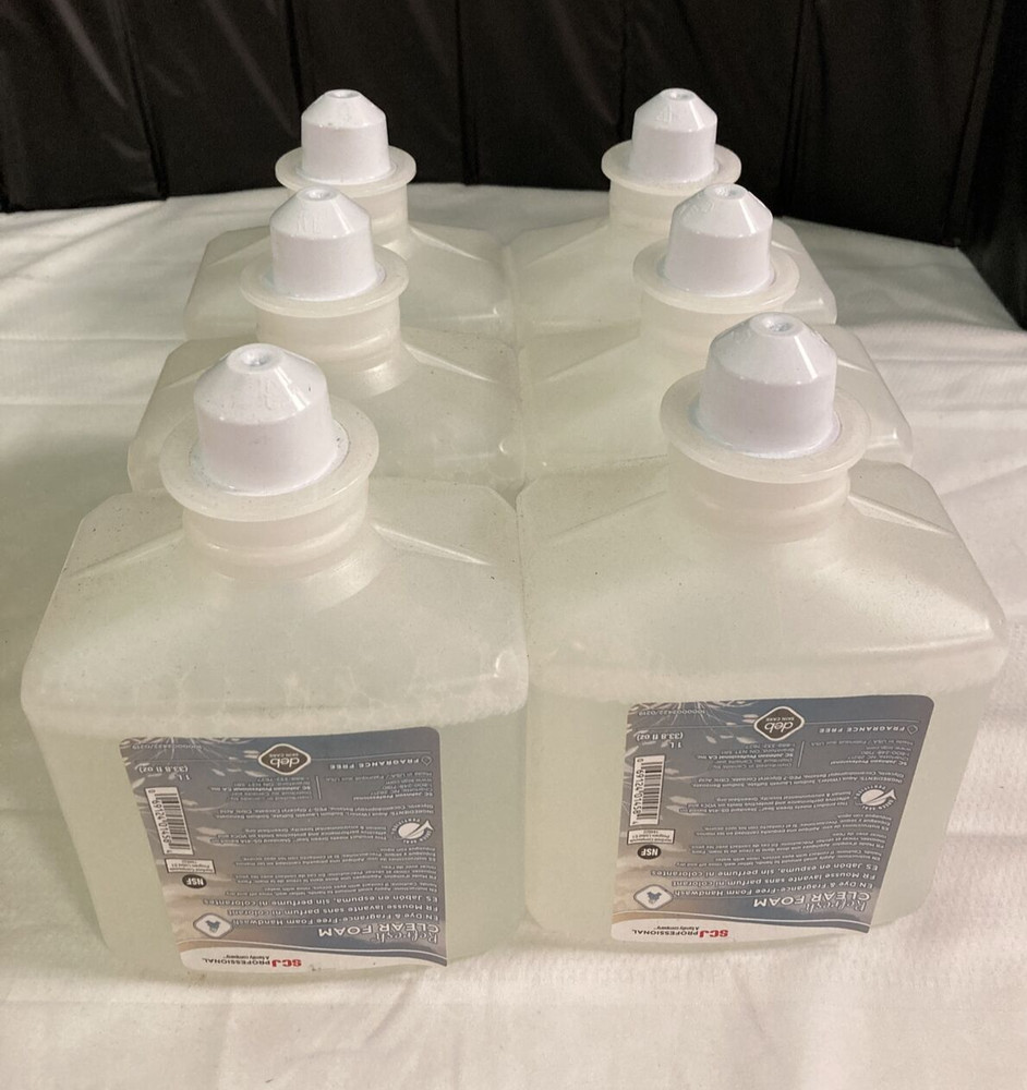 SCJ PROFESSIONAL CLR1L Refresh CLEAR FOAM 1 Liter (33.8 fl oz.), 6pk