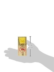 Snap Mouse Traps with Spring Action and Expanded Cheese-Shaped Trigger, Brown