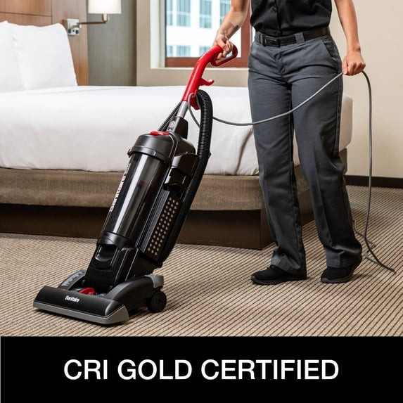 SANITAIRE FORCE® QUIETCLEAN® UPRIGHT VACUUM SC5845D – BLACK