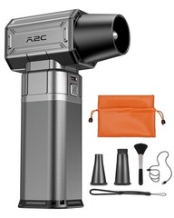 A2C Cordless Mini Air Blower – Upgraded 40mm Motor, 450g Powerful Airflow Com…