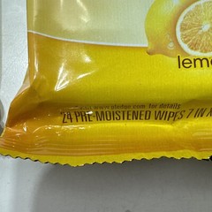 NEW 2X Pledge Expert Care Lemon/Orange Furniture Polish Wipes 24ct/25PKS