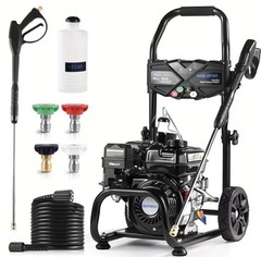 EDPW07 Gas Pressure Washer Wheel-Mounted 7 HP 3500 PSI 2.3 GPM 25 FT Hose
