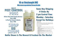 16 oz Onslaught Pest Control Insecticide Stink Bugs Bed Bugs Roaches Spiders etc