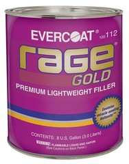 Rage Gold Premium Lightweight Body Filler, .8 GAL (3.0 LT) FIB-112