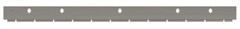 Tornado Front Polyurethane Squeegee for 99775C Scrubbers, 48403020