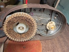 Vintage Hoover Floor Polisher Buffer Scrubber INCOMPLETE Missing Brush Works