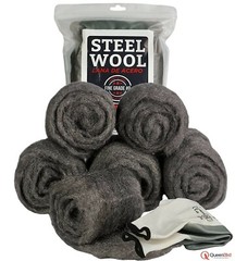 Steel Wool – #0 Fine Grade 6 Rolls 3ft/Each Steel Wool Pad Fill Fabric NEW