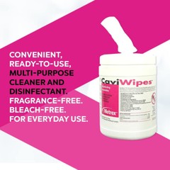 12x Metrex Caviwipes Towelettes Large Wipes 160ct Canister Exp-2027 FRESH USA