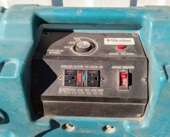DRI-EAZ F284 DEFENDAIR AIR SCRUBBER HEPA 500 MICROBAN VARIABLE SPEED