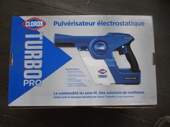 brand new Clorox TurboPro Handheld Electrostatic Sprayer 32 oz, Blue