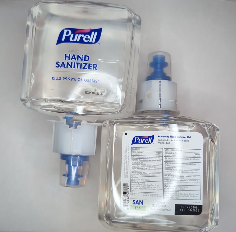 PURELL Qty 2 5063-02 1200ml Advanced Hand Sanitizer Gel Refill EXP 10/2025