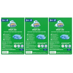 Scrubbing Bubbles Toilet Bowl Tablets, Continuous Clean 5 Count (Pack of 3)