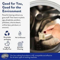 The Clean People Laundry Detergent Pods – Hypoallergenic 96 Count