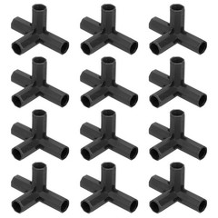 M METERXITY 12 Pcs 11mm Greenhouse Frame Building 4 Way Right Angle