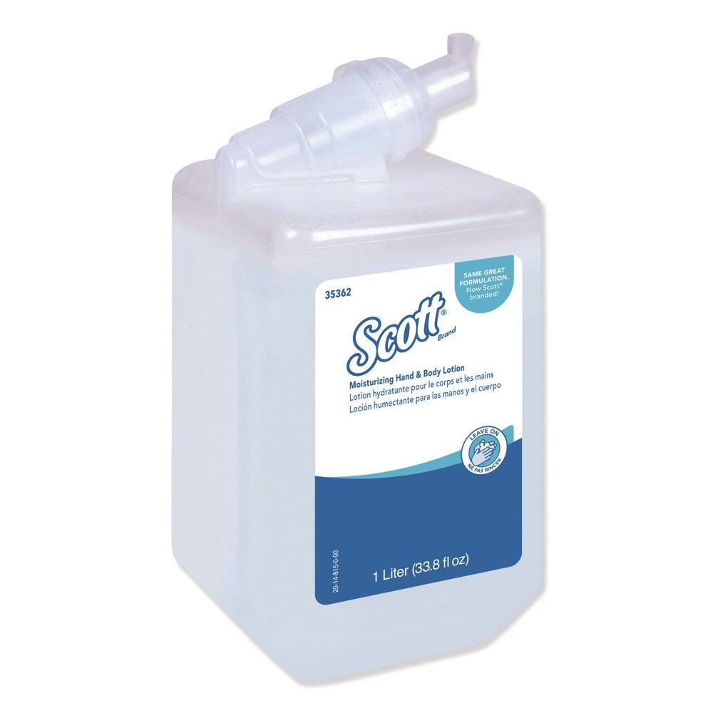 Scott 35362 1 L Bottle Moisturizing Hand and Body Lotion – Fresh Scent New