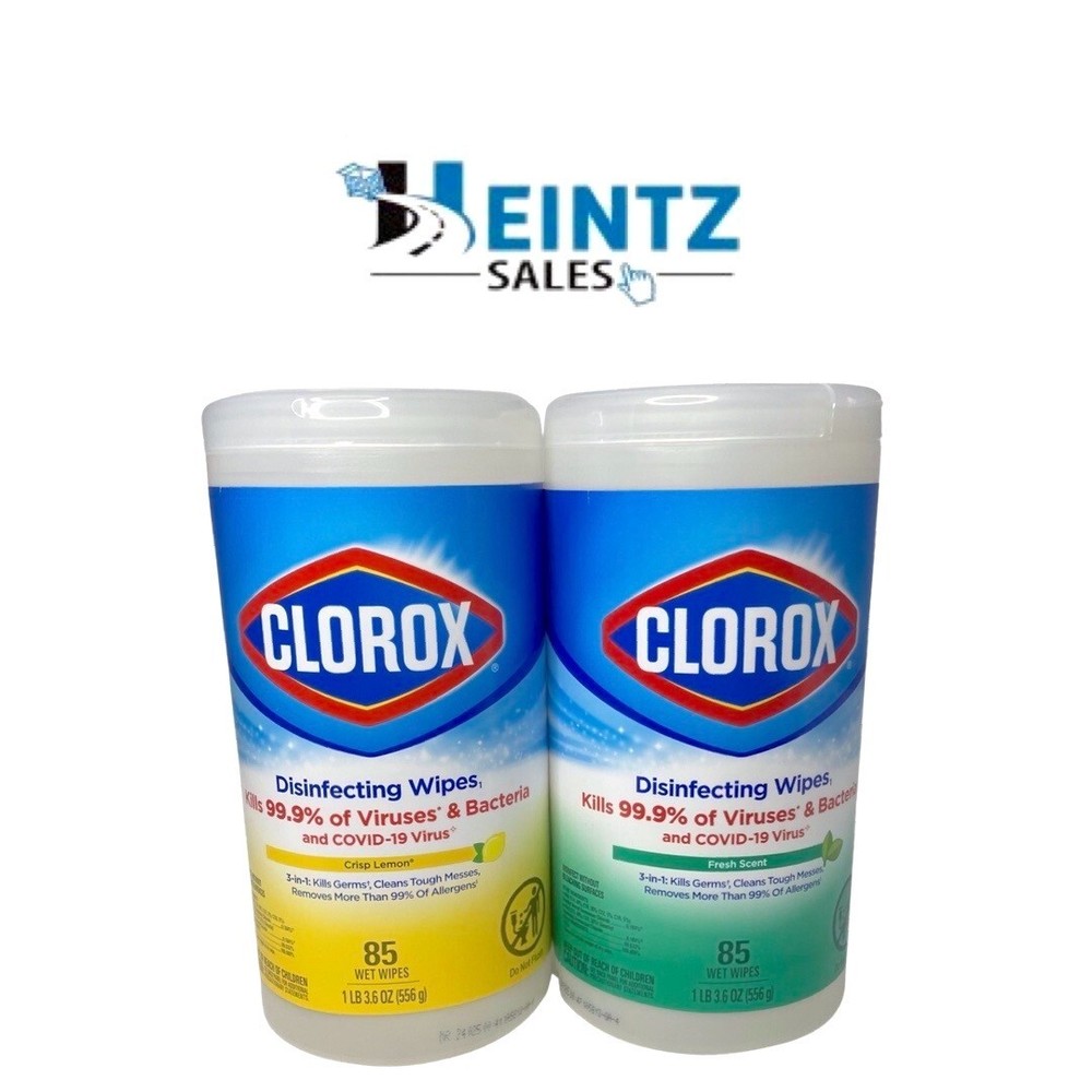Clorox Disinfecting Bleach-Free Cleaning Wipes Variety Pack (85 wipes/pk., 2 pk)