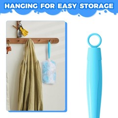 5PCS Duster Refills Folding Handles Set Compatible with Swiffer Blue