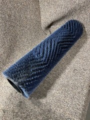 Roller Brush Blue 45 in Length Black Housing 6 Notch Drive Gray