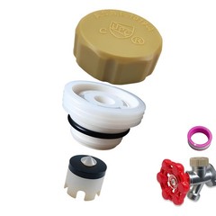 PILISPARK ASSE 1019-A Outdoor Faucet Repair Kit with Teflon 1 Pack, Yellow