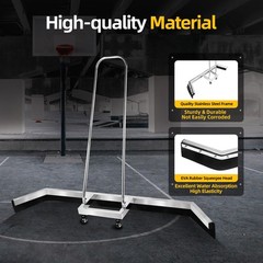 Heavy Duty Tennis Court Squeegee Surface Water Removal Court Dryer Rain Shuttle