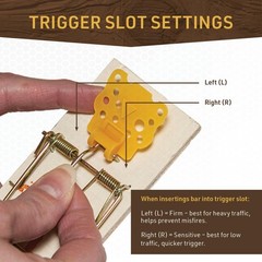 BIGFOOT Rat Size Snap Trap with Expanded Trigger – 1 Count (Pack of 1)