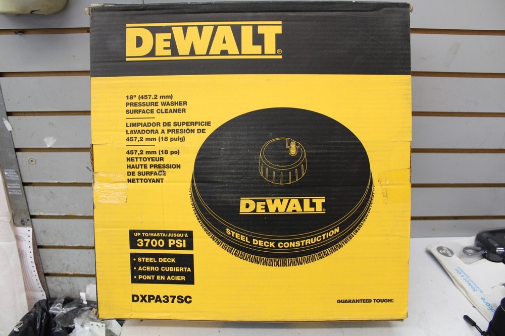DEWALT 3700PSI 18″ Steel Surface Cleaner For Gas Power Washer DXPA37SC NEW